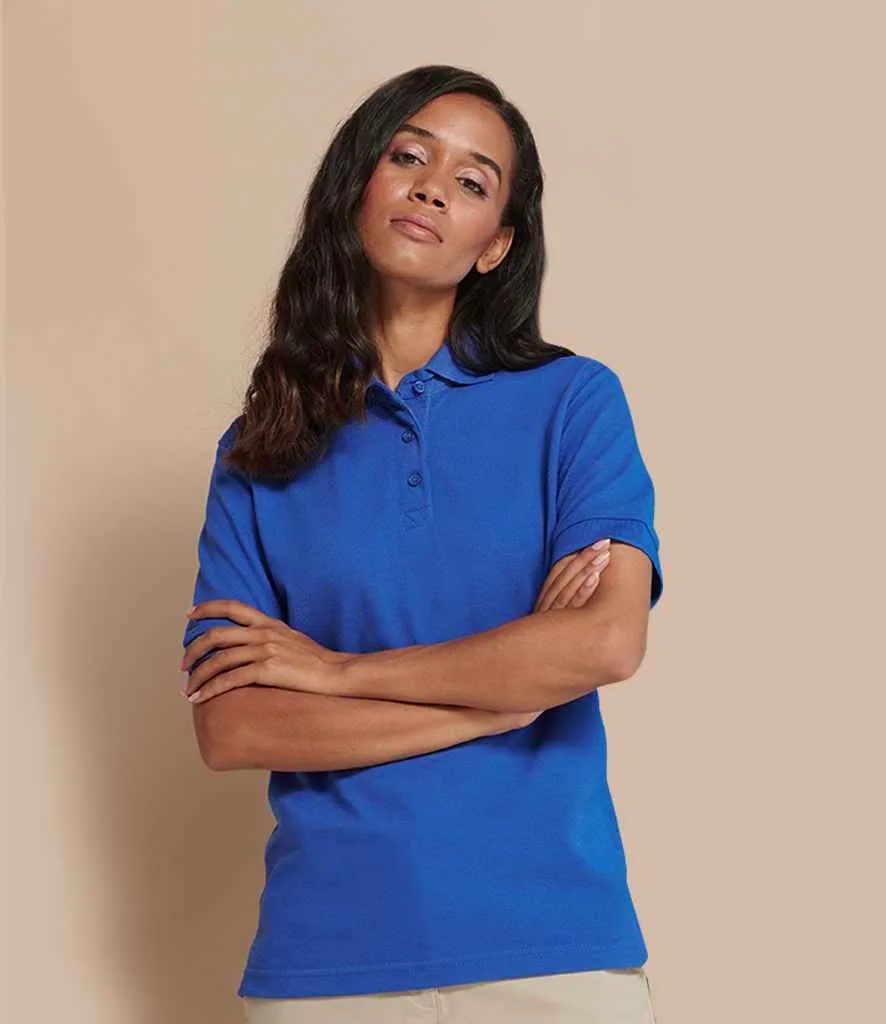 Henbury Heavy Poly/Cotton Pique Polo Shirt (Ladies) - Bright Colours