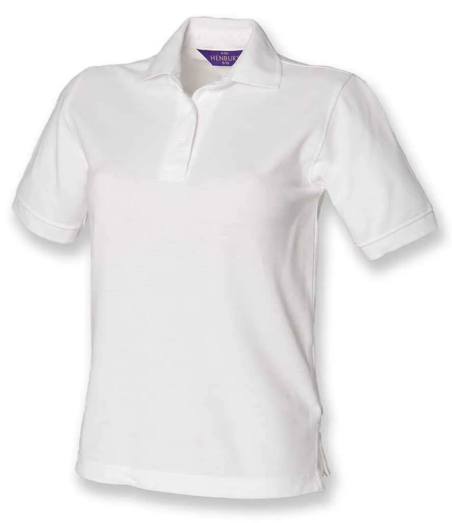 Henbury Heavy Poly/Cotton Pique Polo Shirt (Ladies) - Bright Colours