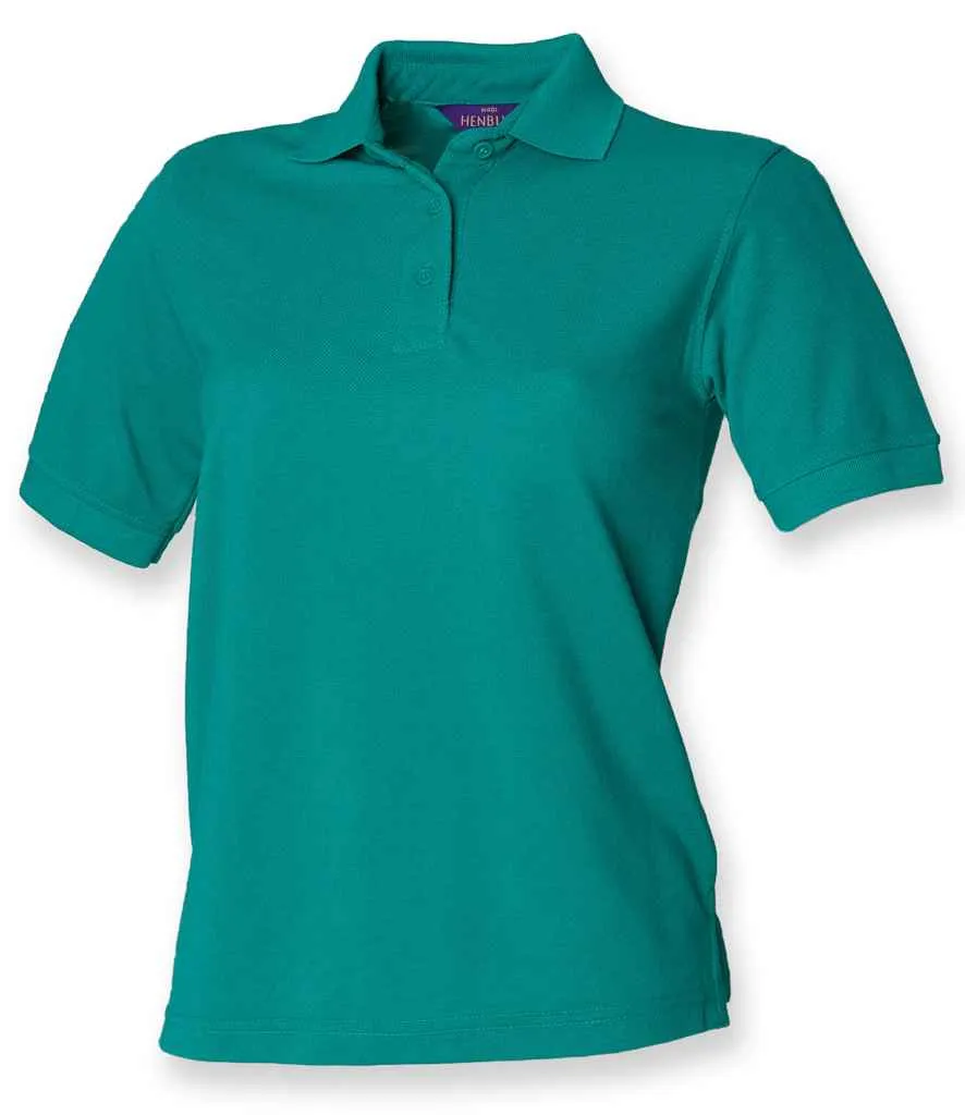 Henbury Heavy Poly/Cotton Pique Polo Shirt (Ladies) - Bright Colours