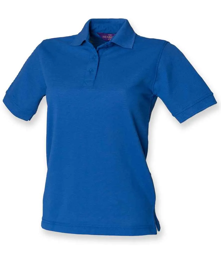 Henbury Heavy Poly/Cotton Pique Polo Shirt (Ladies) - Bright Colours