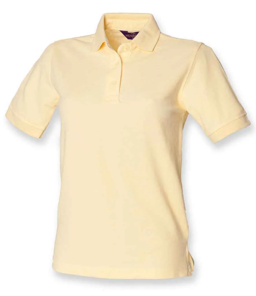 Henbury Heavy Poly/Cotton Pique Polo Shirt (Ladies) - Bright Colours