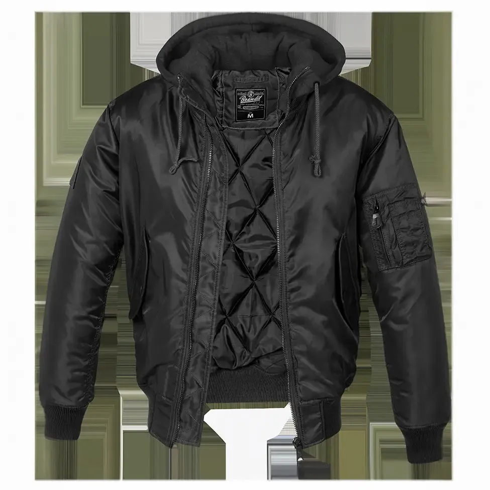 Hooded MA1 Bomber Jacket