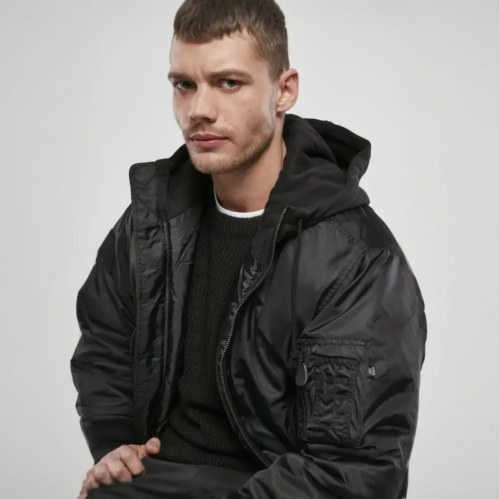 Hooded MA1 Bomber Jacket