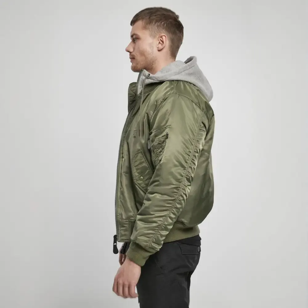 Hooded MA1 Bomber Jacket