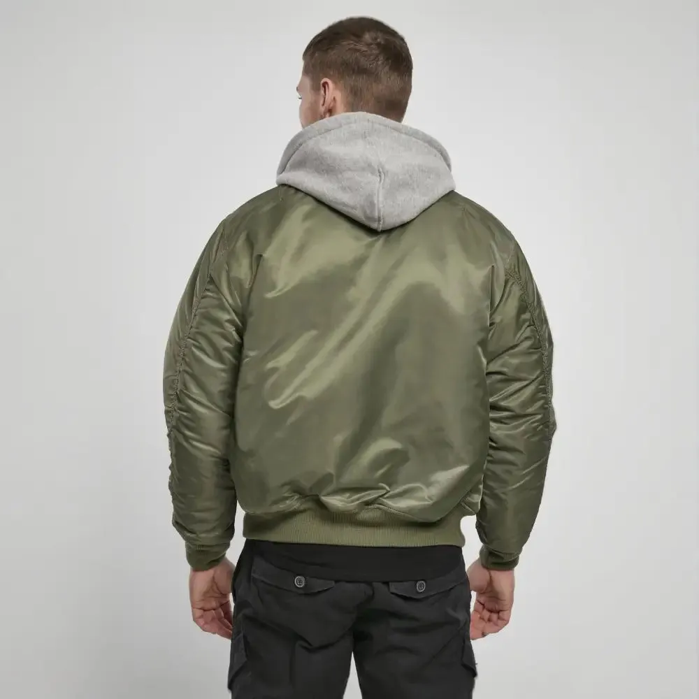 Hooded MA1 Bomber Jacket