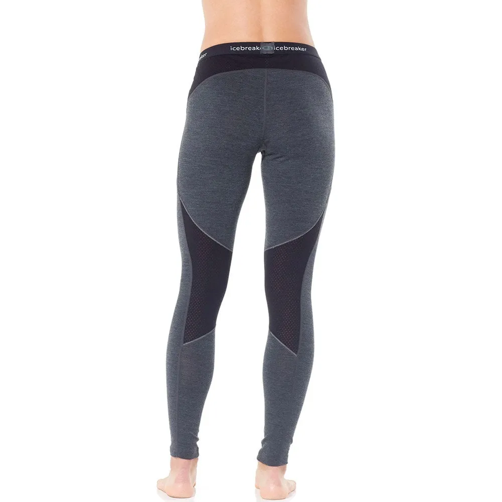 Icebreaker 260 Zone Women's Leggings - Jet Heather/Black