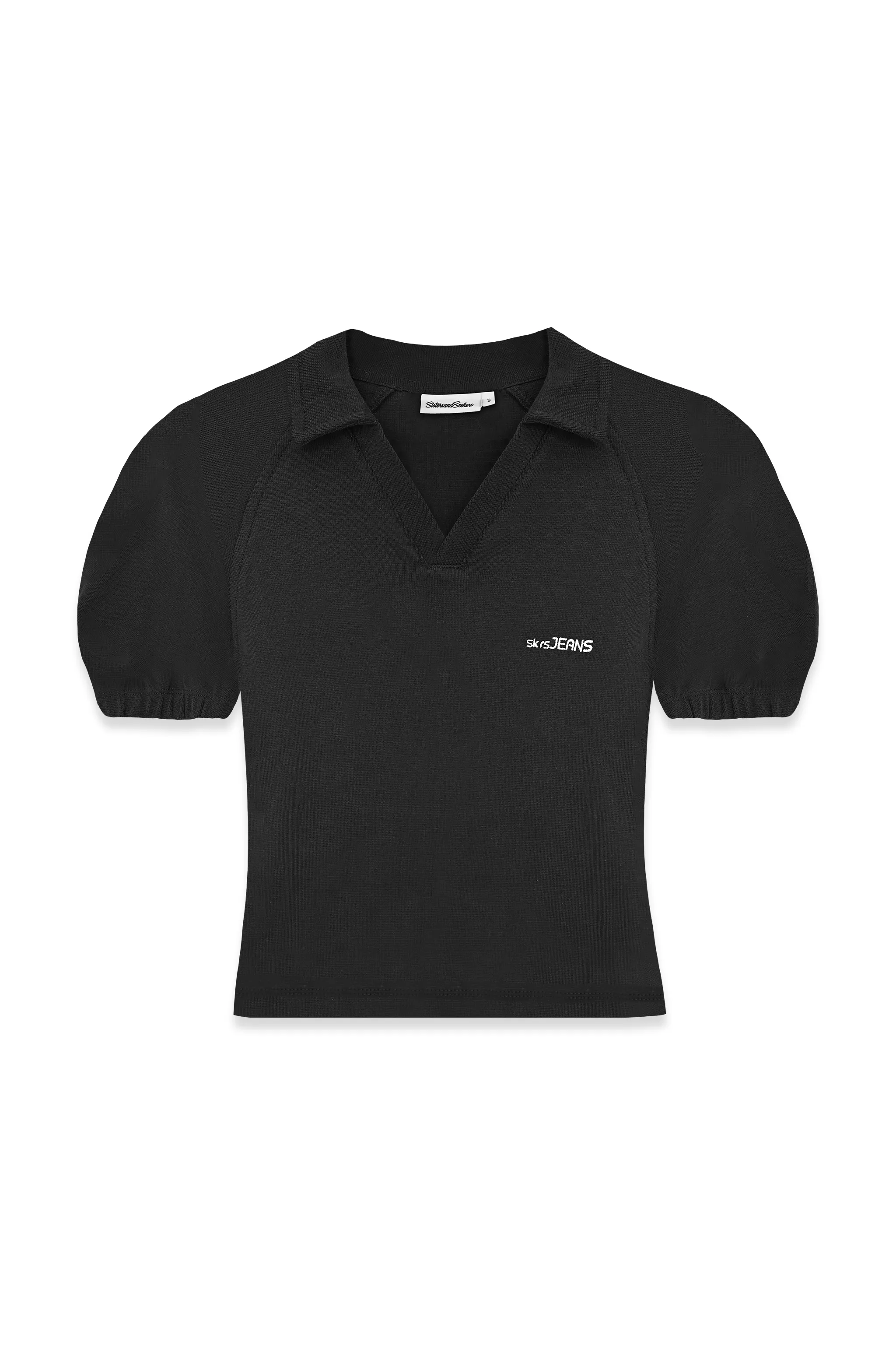 Ivy Baby Polo Tee in Black