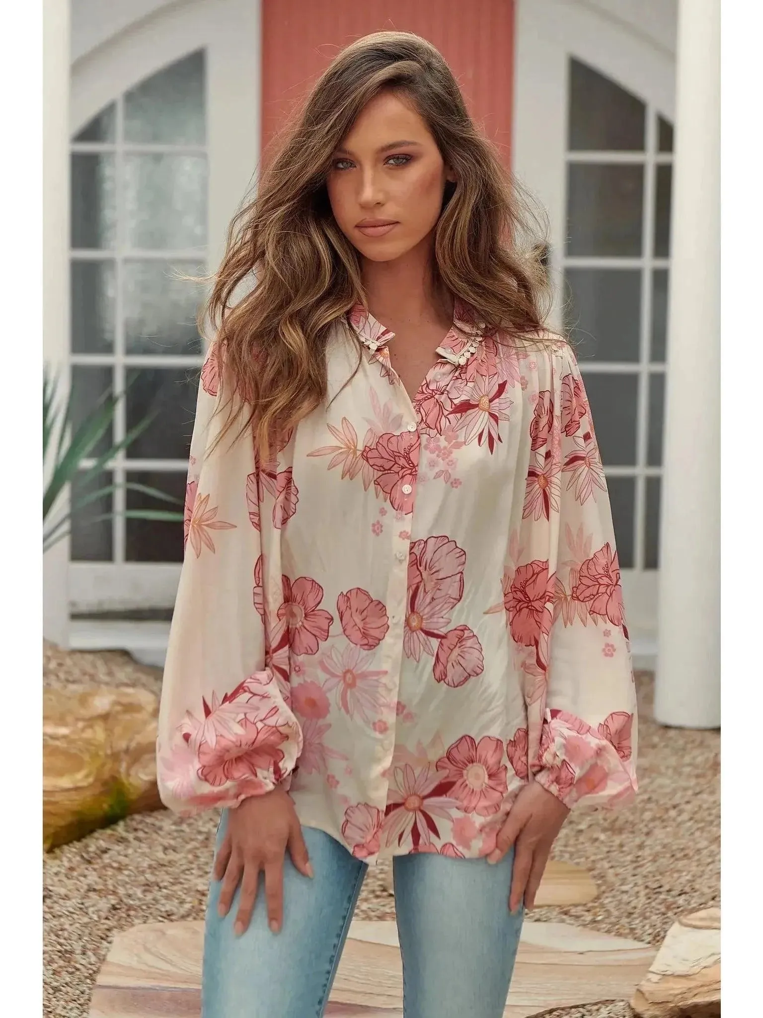 JAASE Lucie Print London Blouse