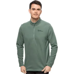 Jack Wolfskin Taunus Men's Half Zip Fleece - Hedge Green