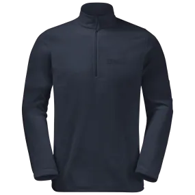 Jack Wolfskin Taunus Men's Half Zip Fleece - Night Blue