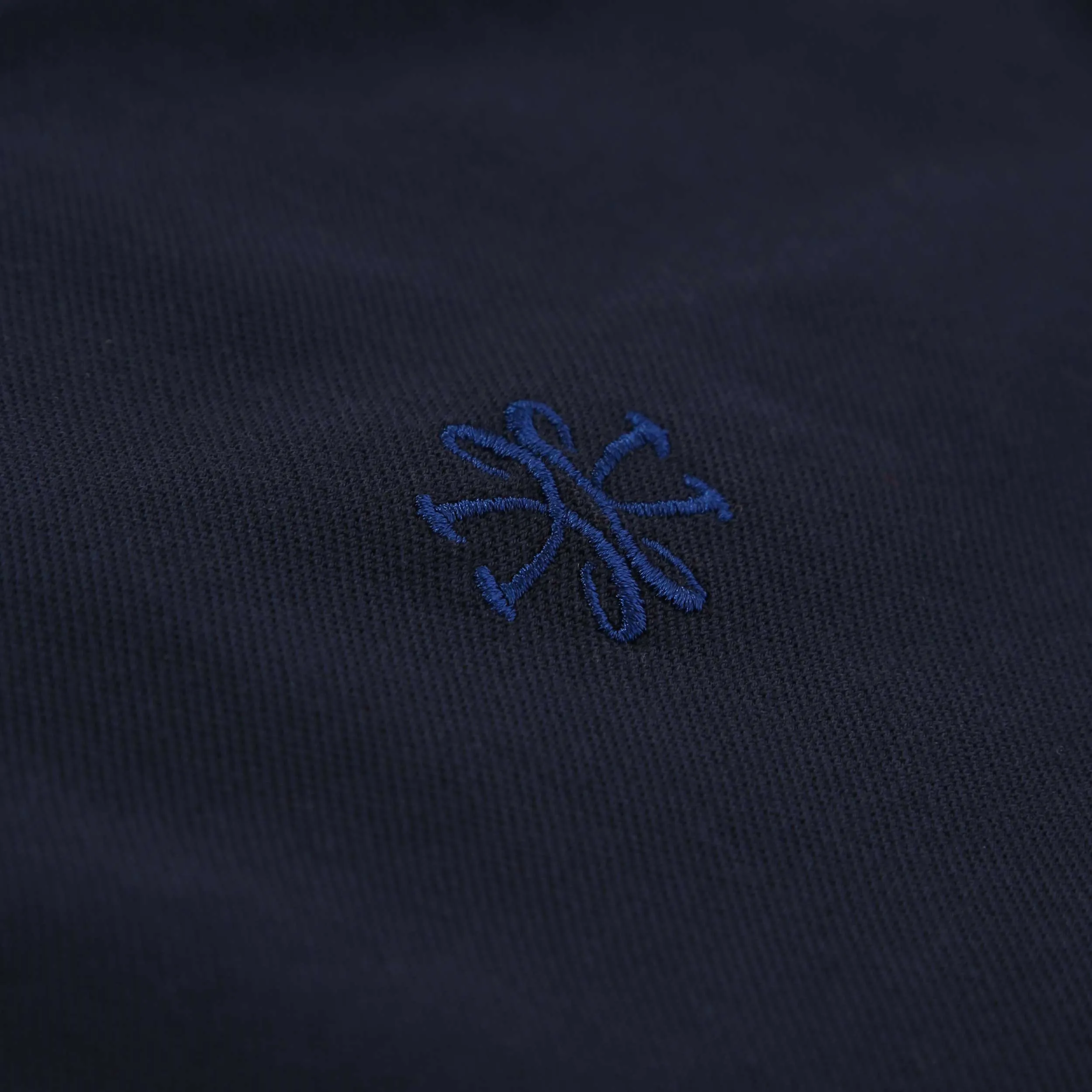 Jacob Cohen Tipped Polo Shirt in Navy