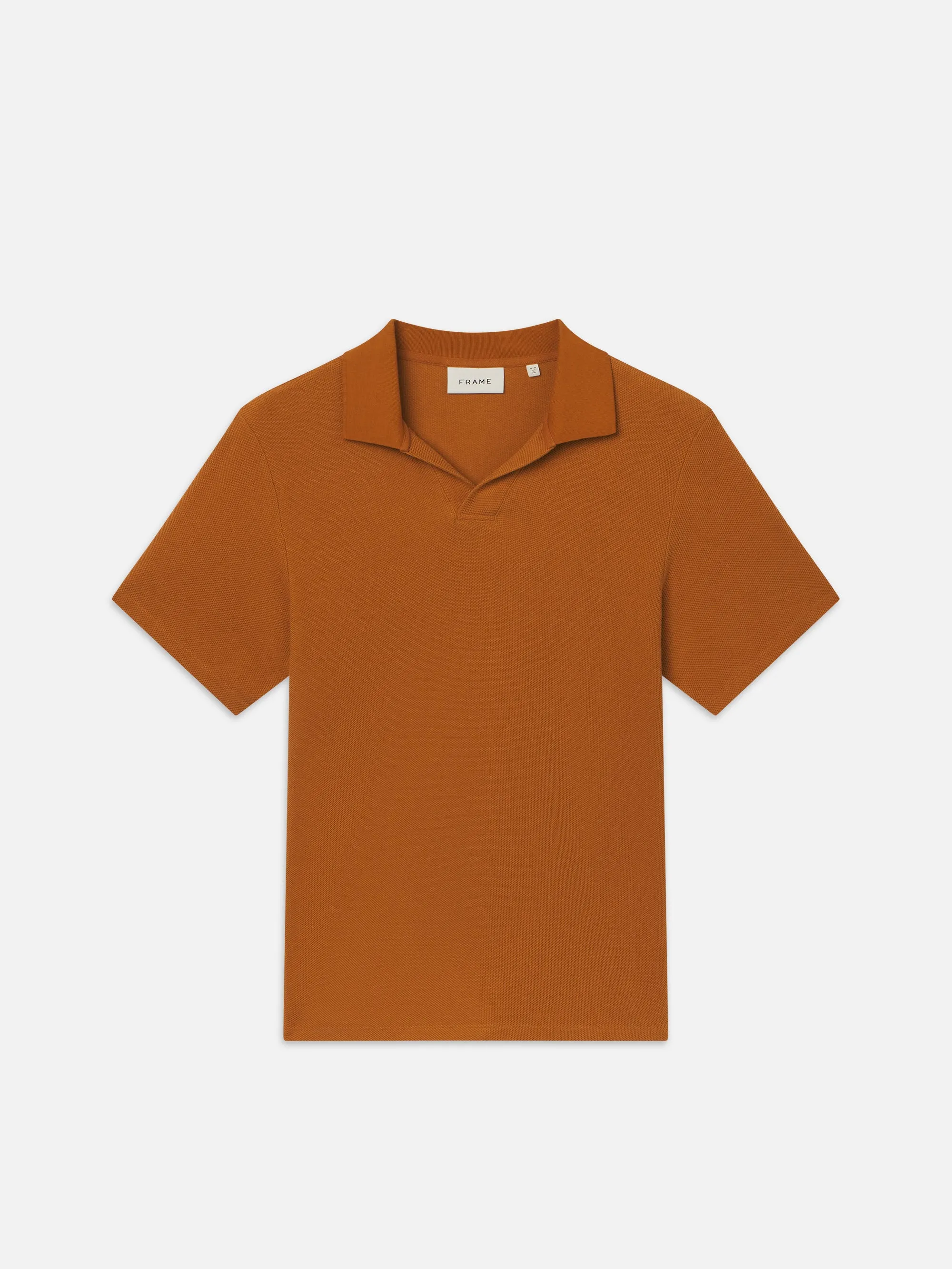 Jacquard Polo -- Rust