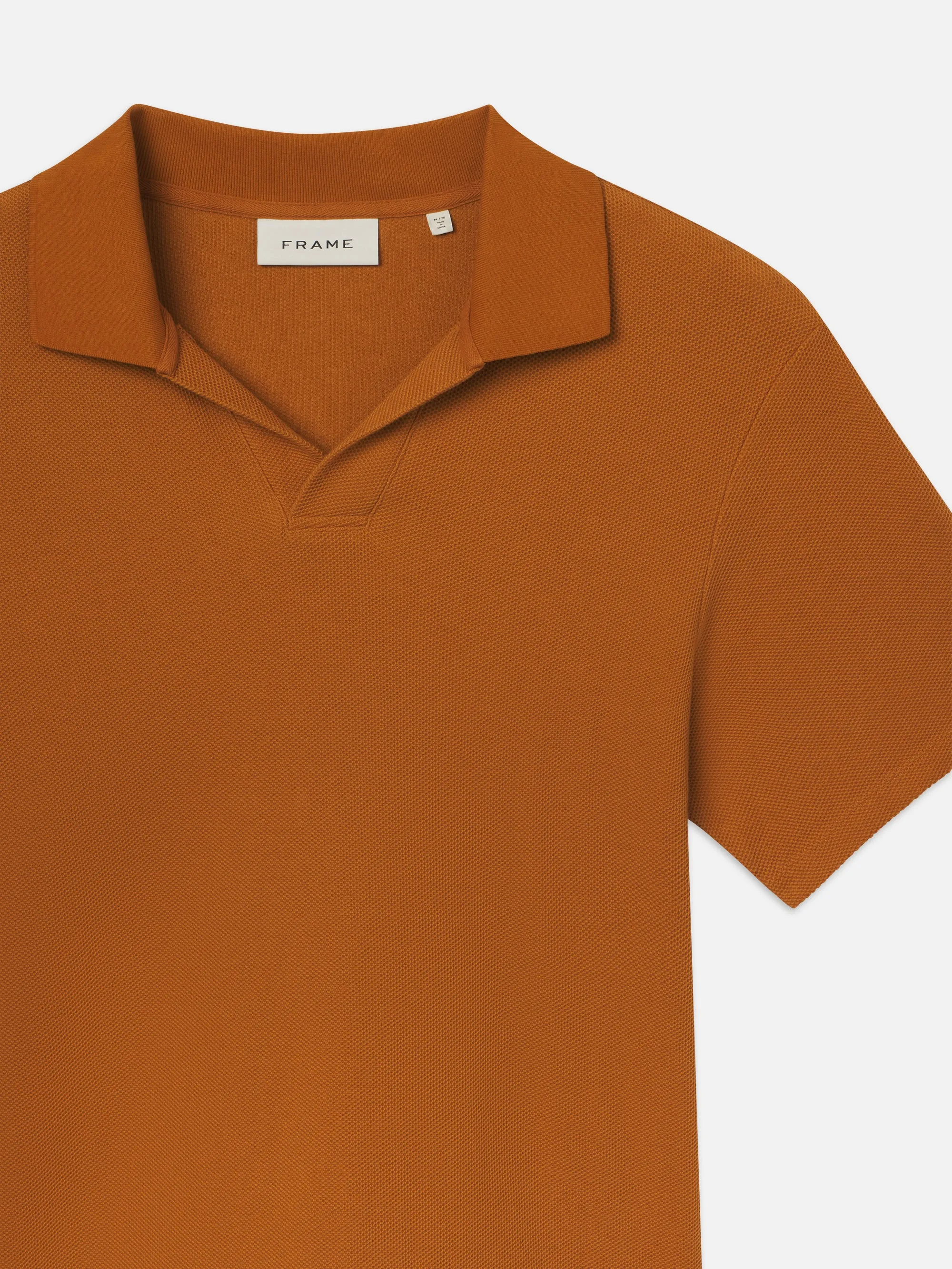 Jacquard Polo -- Rust