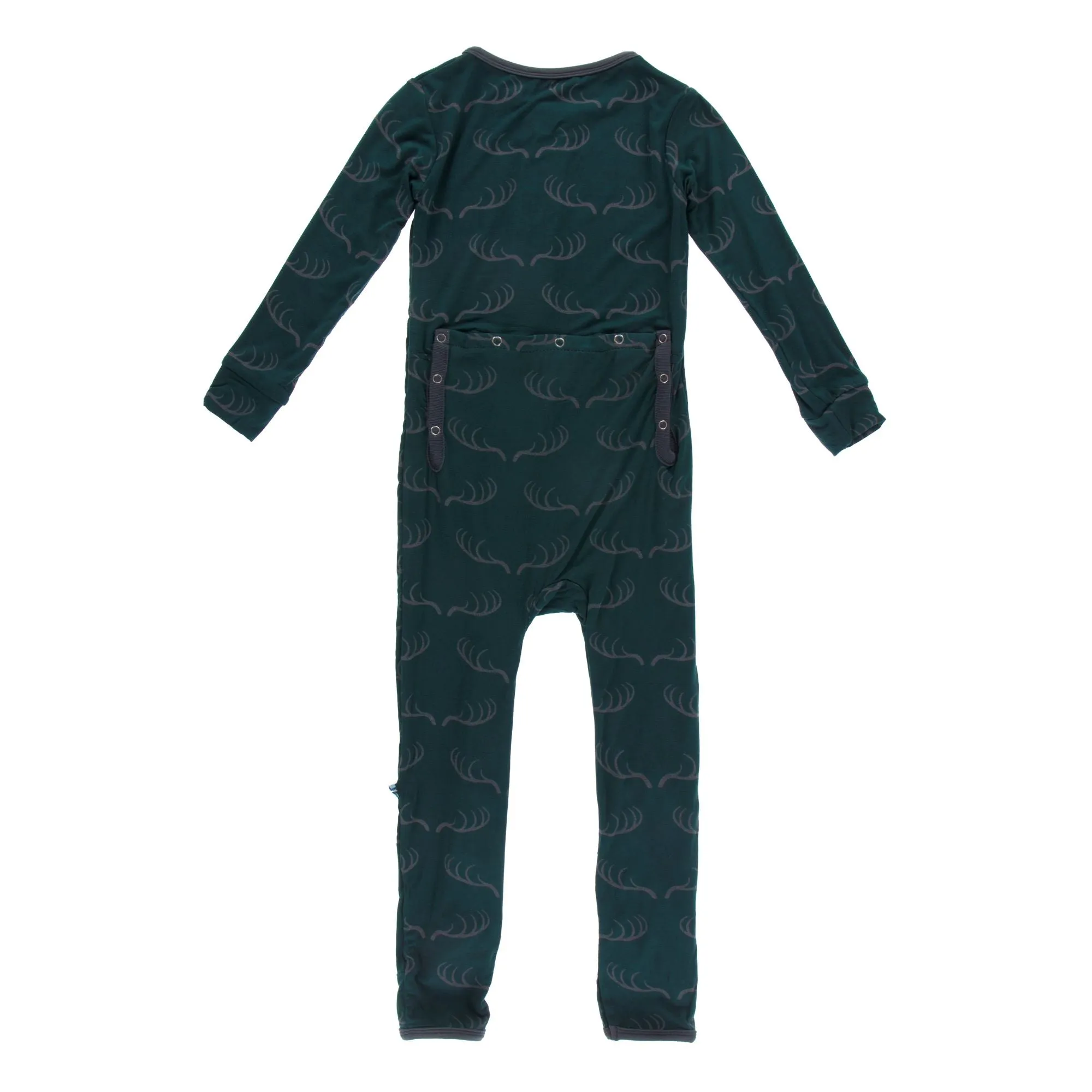 KicKee Pants Pine Deer Rack Coverall with Zipper