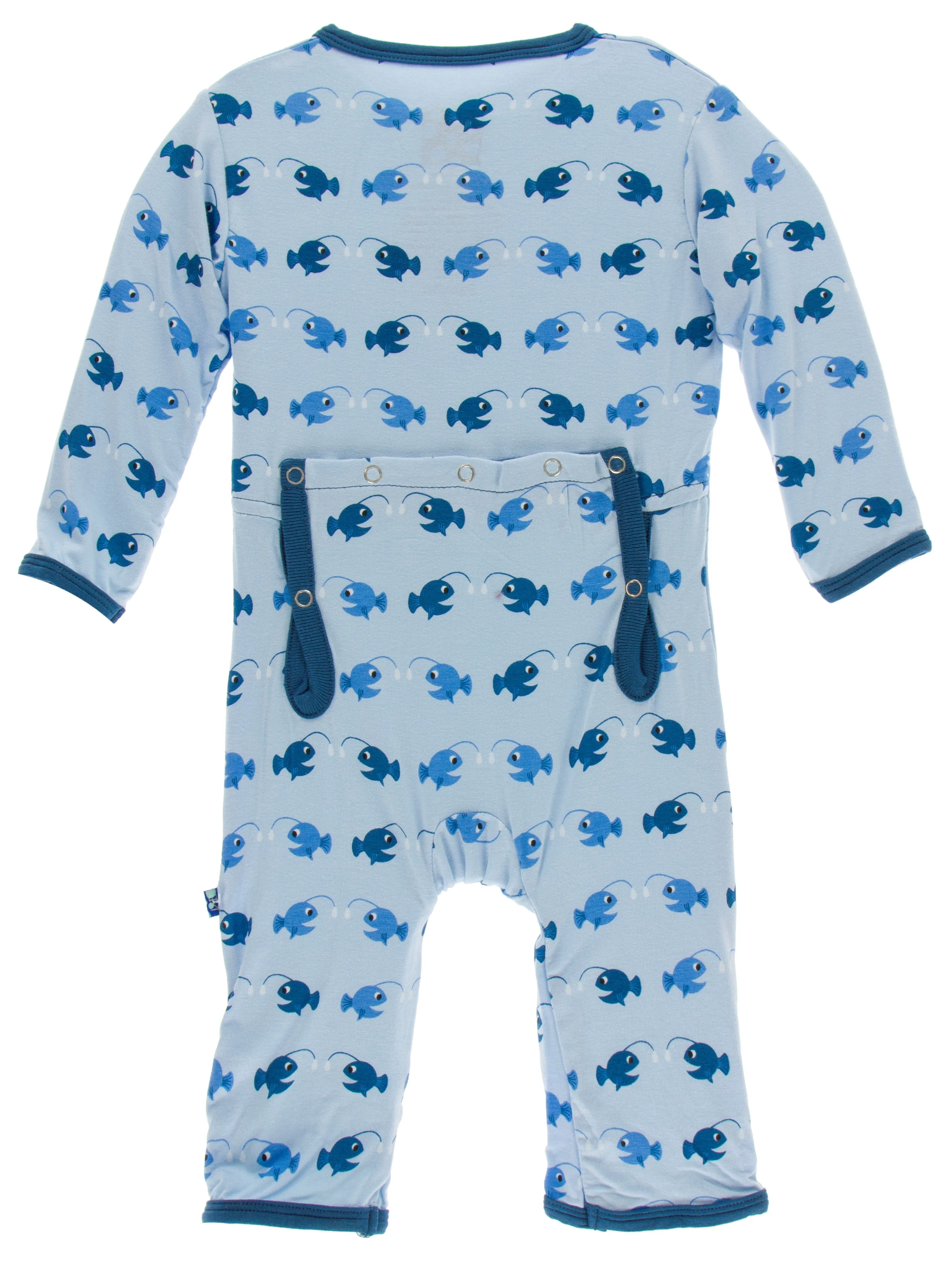 KicKee Pants Pond Angler Fish Coverall with Zipper