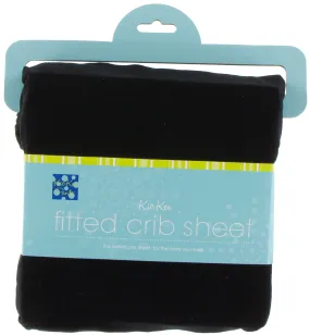 KicKee Pants Solid Midnight Fitted Crib Sheet