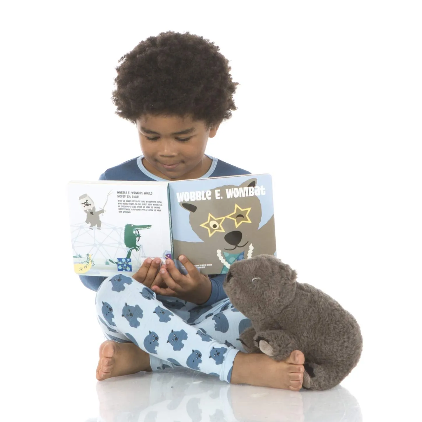 KicKee Pants Wobble E Wombat Plush Toy