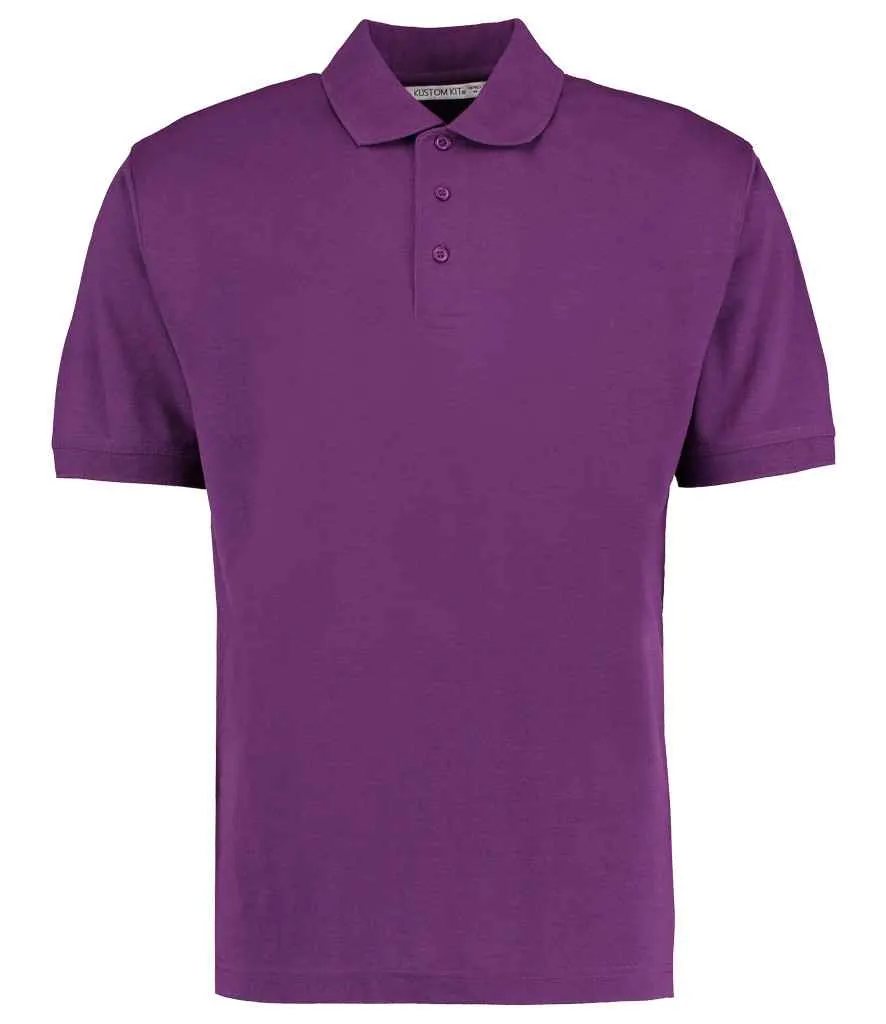 Kustom Kit Klassic Poly/Cotton Pique Polo Shirt - Blue, Purple