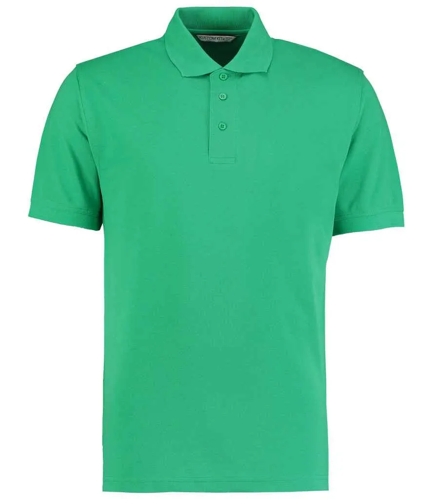 Kustom Kit Klassic Poly/Cotton Pique Polo Shirt - Green, Orange, Yellow