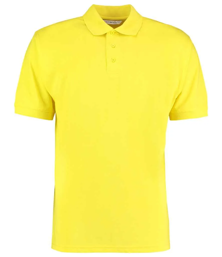 Kustom Kit Klassic Poly/Cotton Pique Polo Shirt - Green, Orange, Yellow