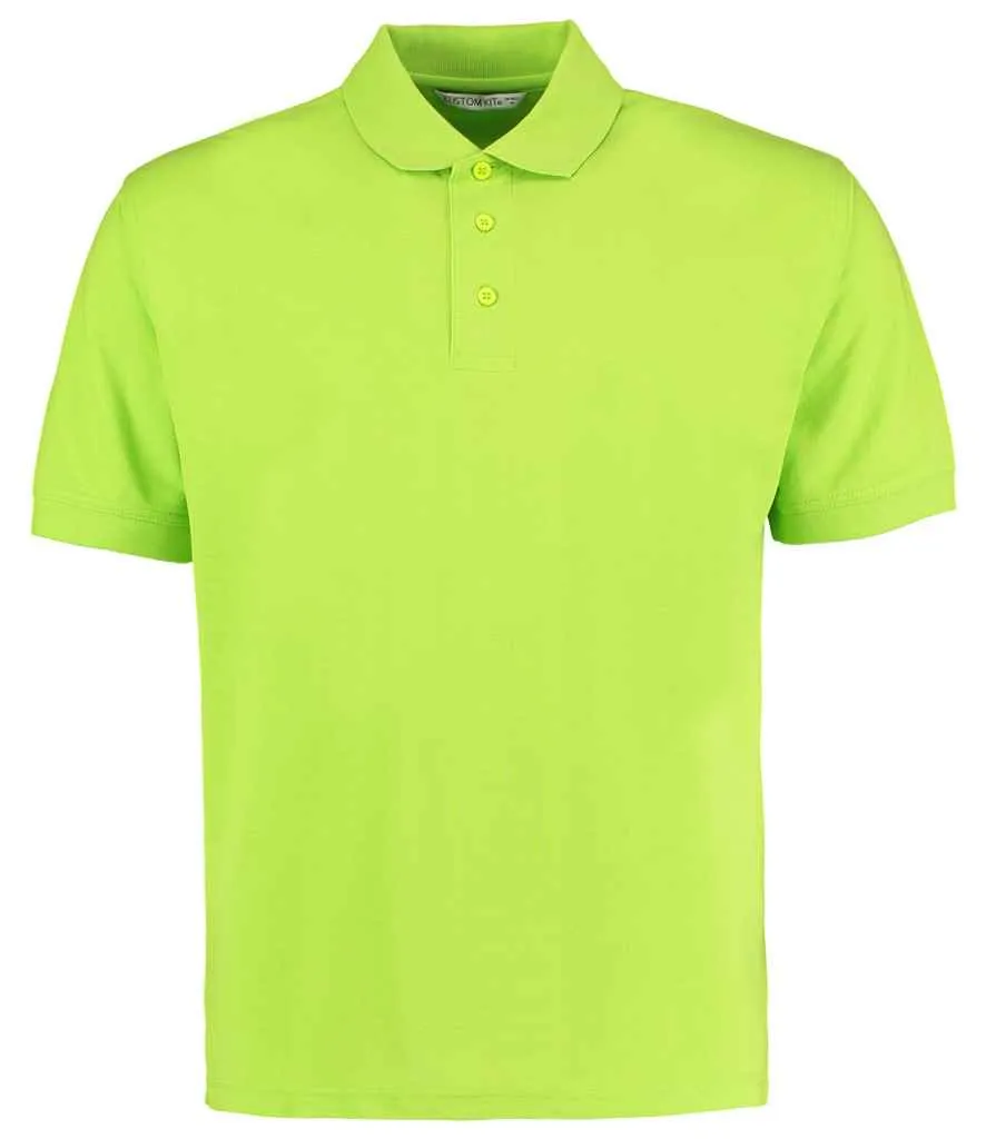 Kustom Kit Klassic Poly/Cotton Pique Polo Shirt - Green, Orange, Yellow