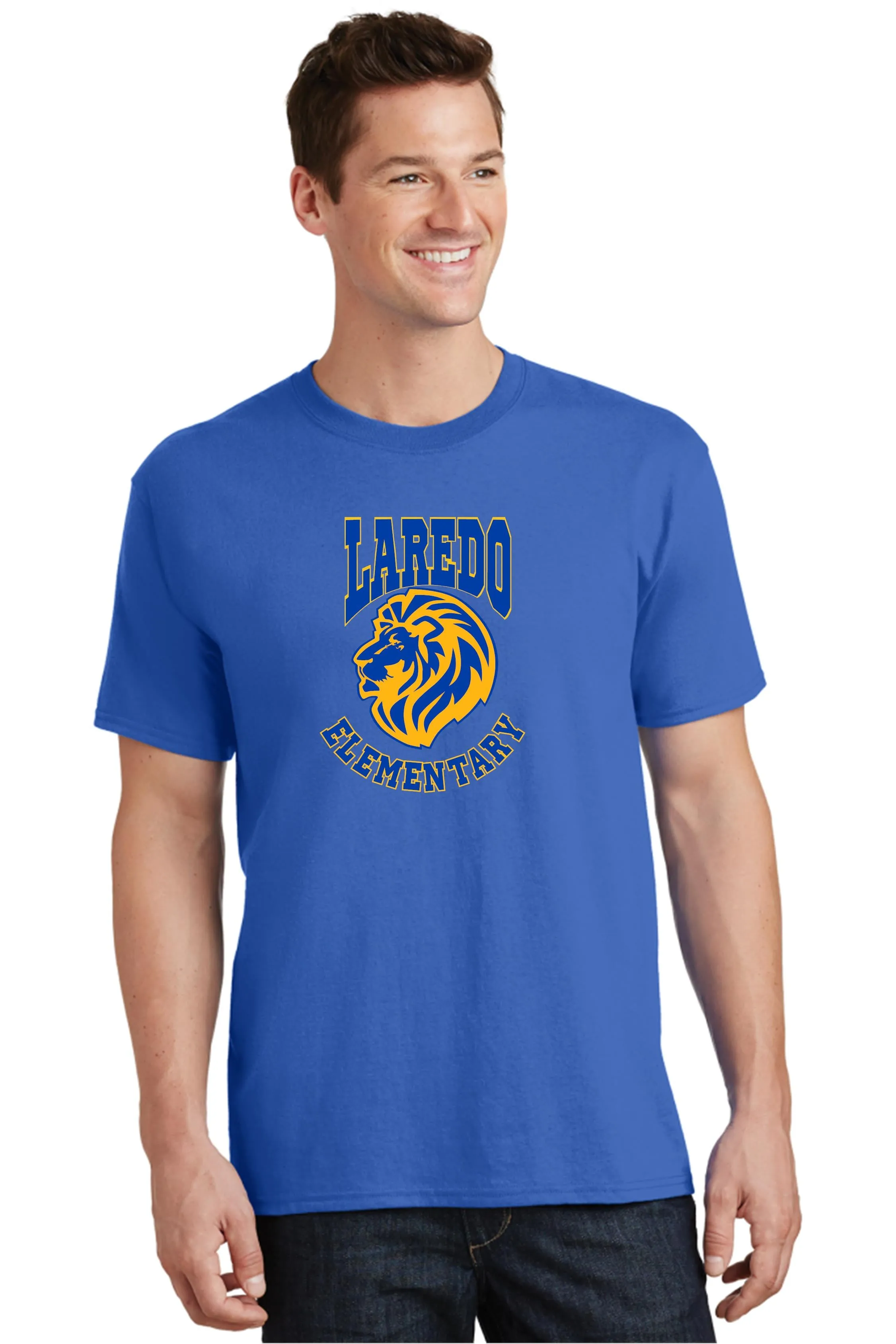 Laredo Lion Port & Company® - Core Cotton Tee. PC54