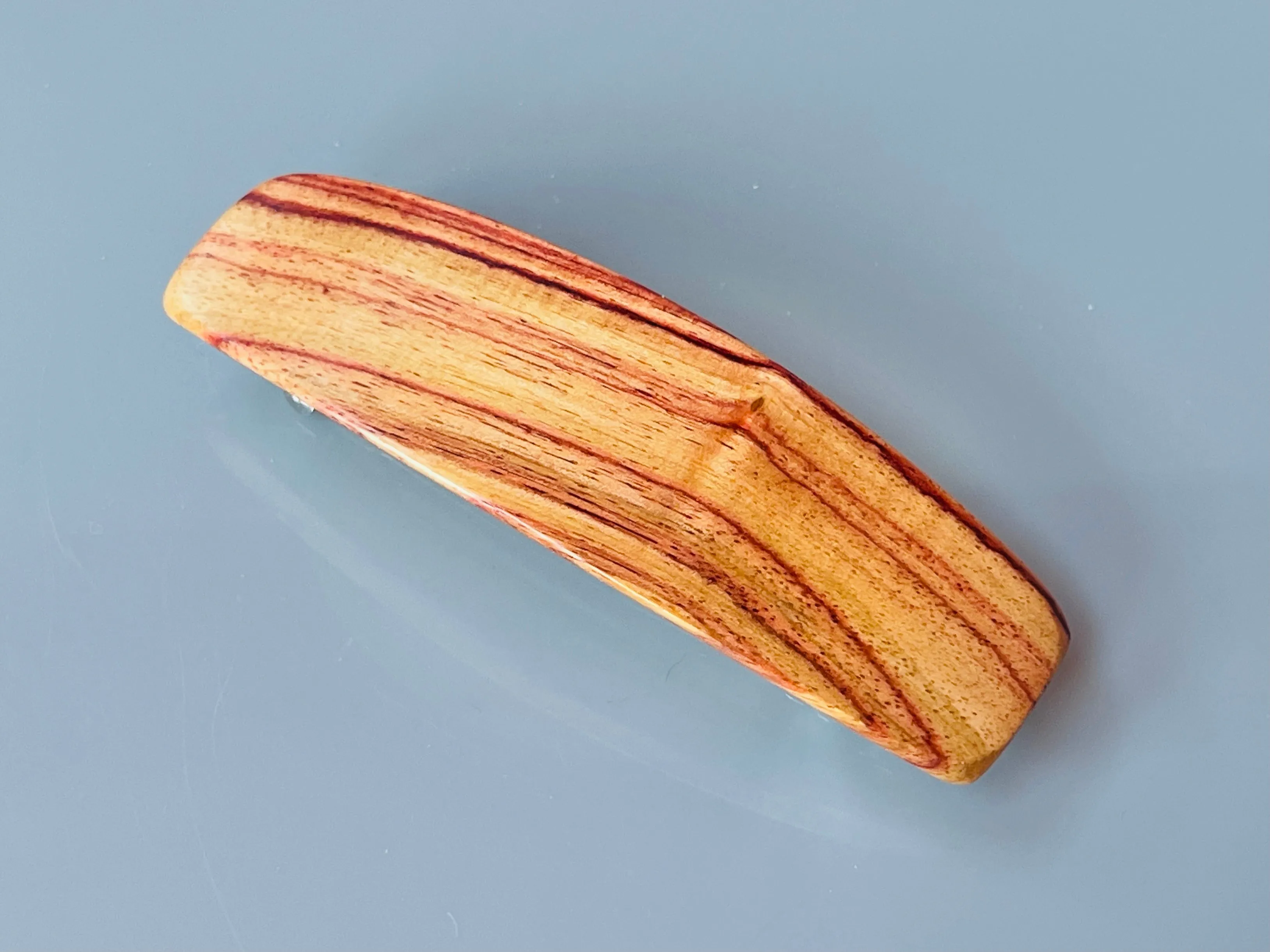 Large Hair Clip for Women Tulipwood Rosewood wooden barrette for long hair