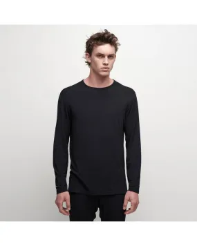 Le Bent Mens Core 200 Crew - Black