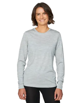 Le Bent Women's Ultralight Long Sleeve Tee - Heather Grey