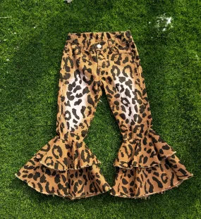 leopard Denim pants jeans