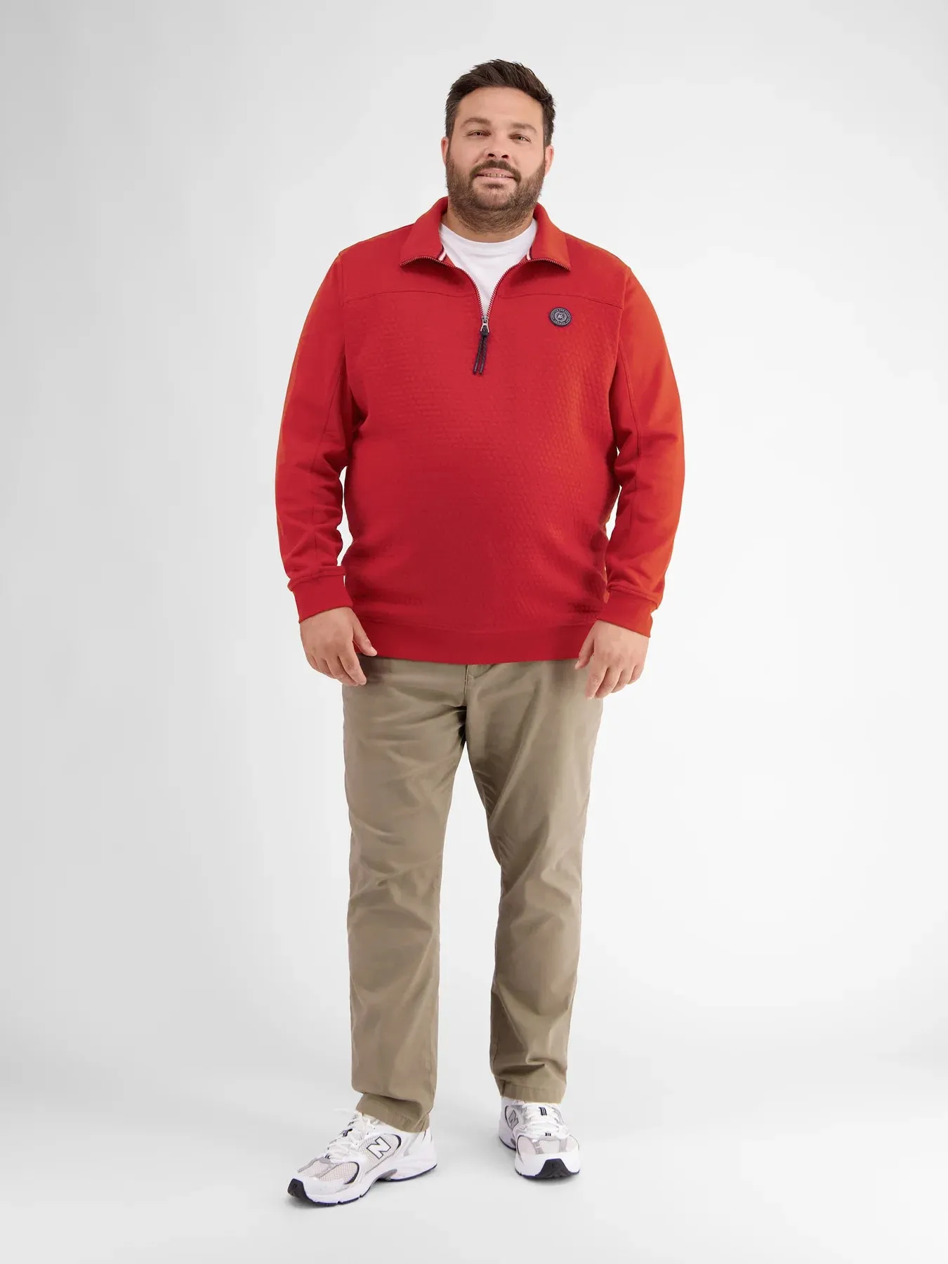 Lerros 1/4 Zip Polo Sweatshirt 4431 K