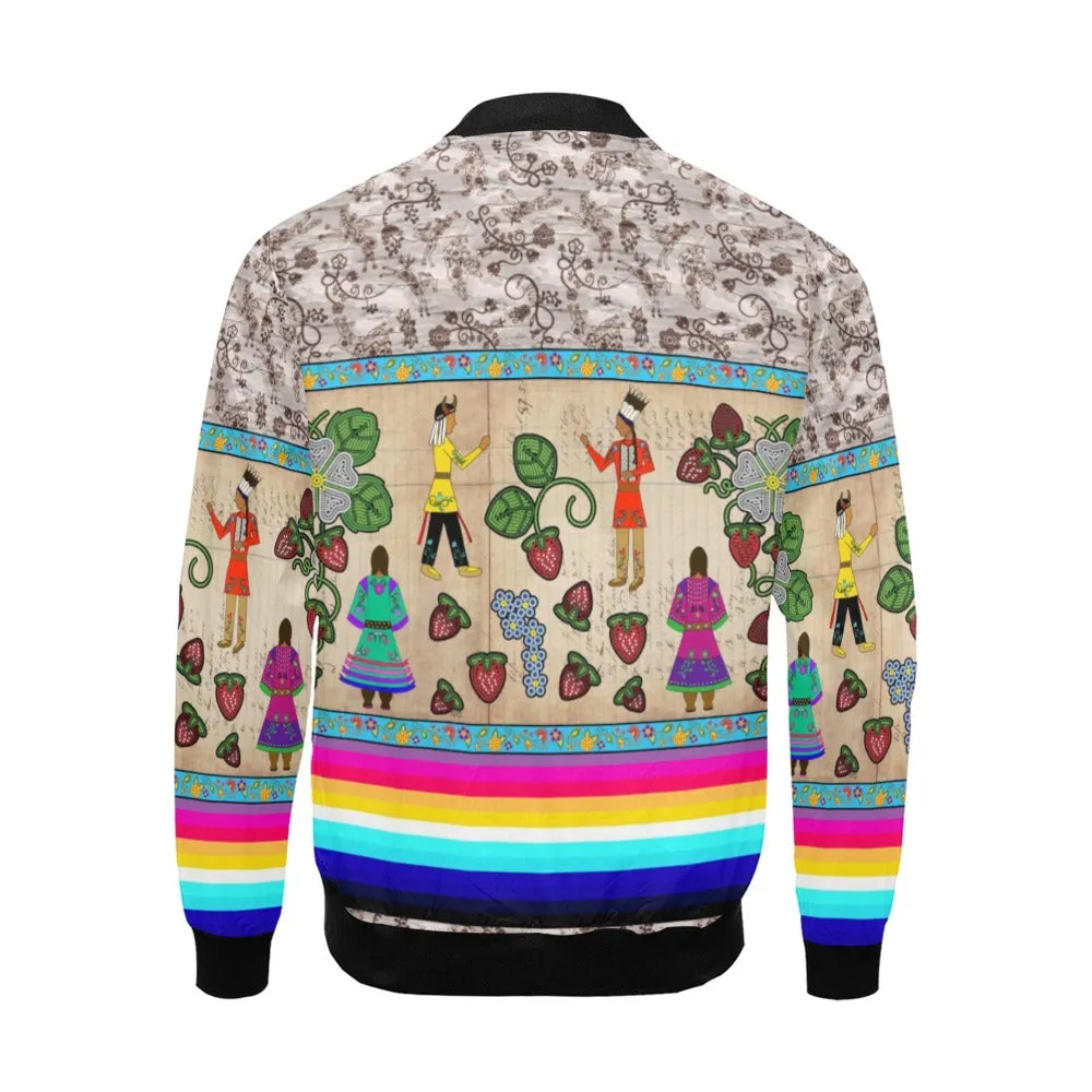 Love Stories All Over Print Bomber Jacket for Men