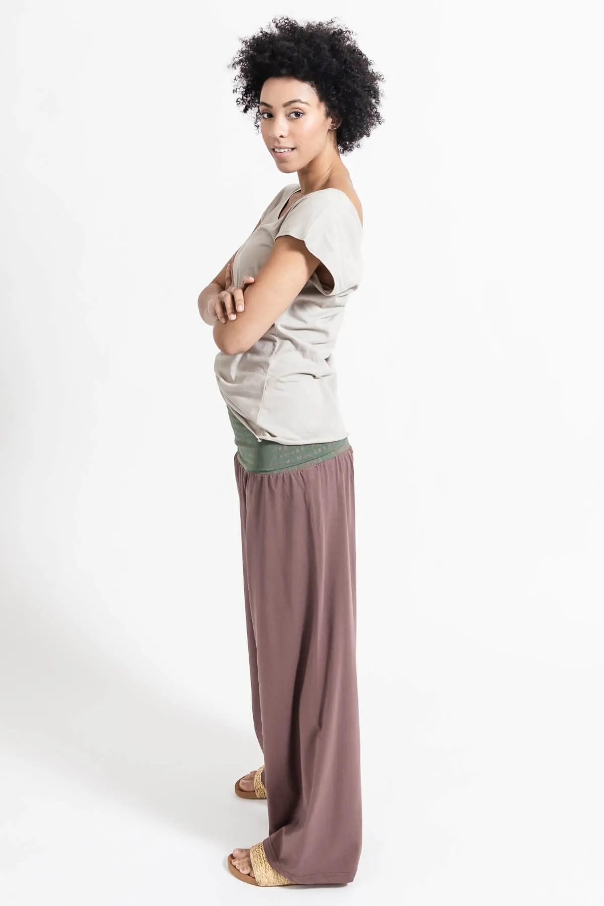 Mantra Pants - Dusty Mauve