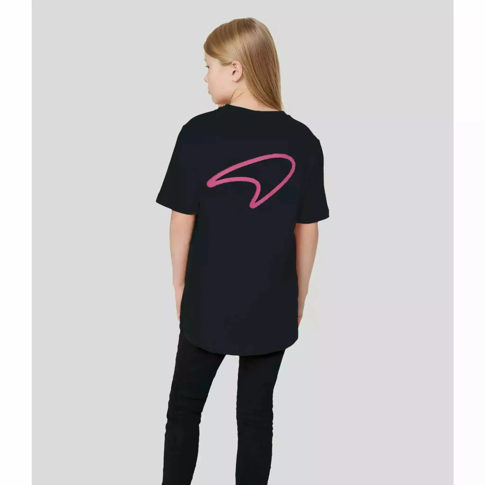 McLaren F1 Kids Miami Neon Graphic T-Shirt-Black/Vice Blue/Beetroot Purple