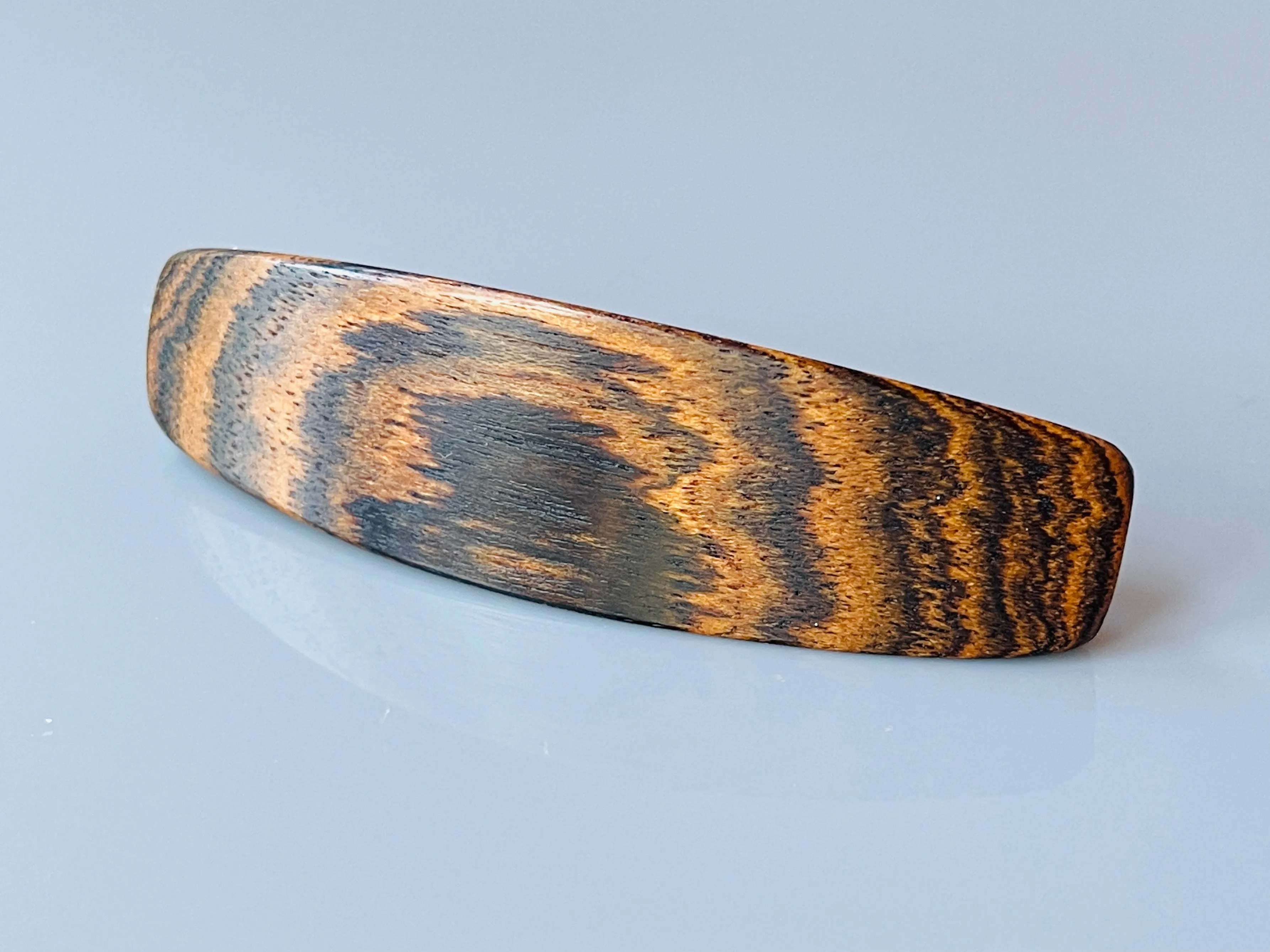 Medium Bocote Wood Hair Barrette