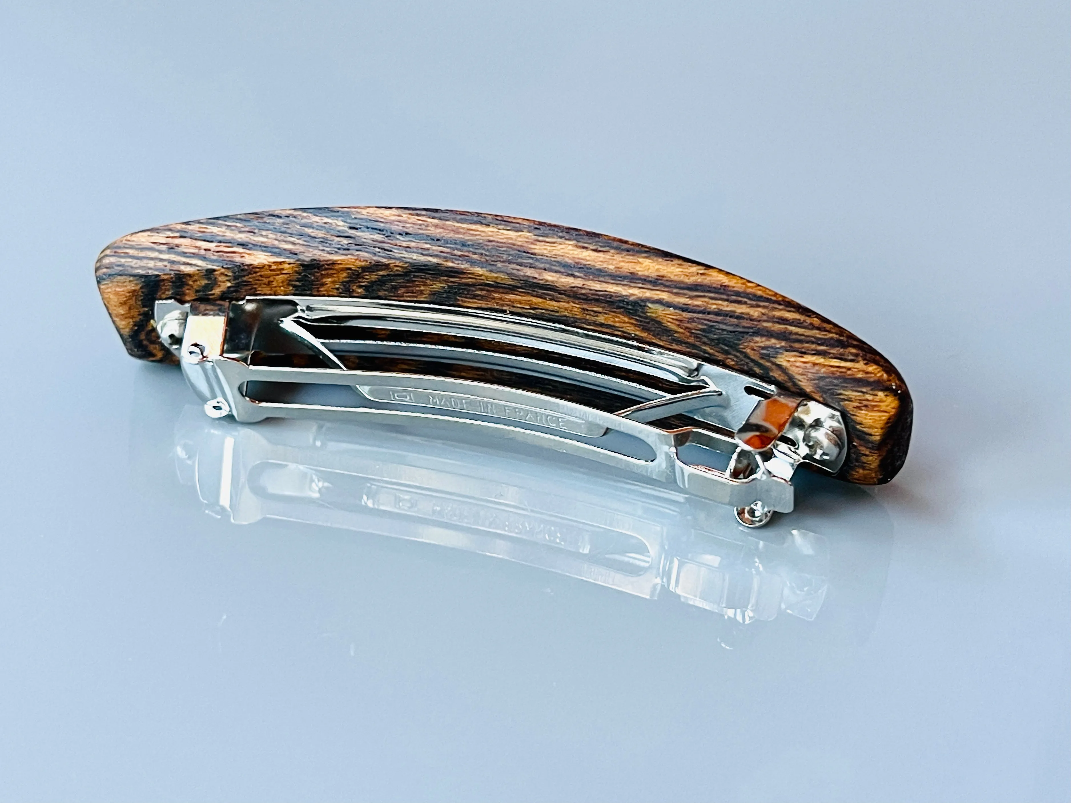 Medium Bocote Wood Hair Barrette