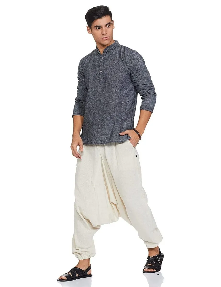 Men's Harem Pant | Cream | Fits Waist Size 28" to 36"