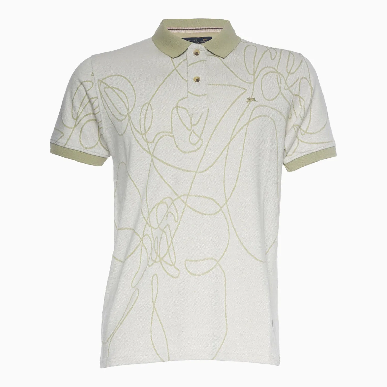 Men's Jacques Jacquard Knit Polo Shirt