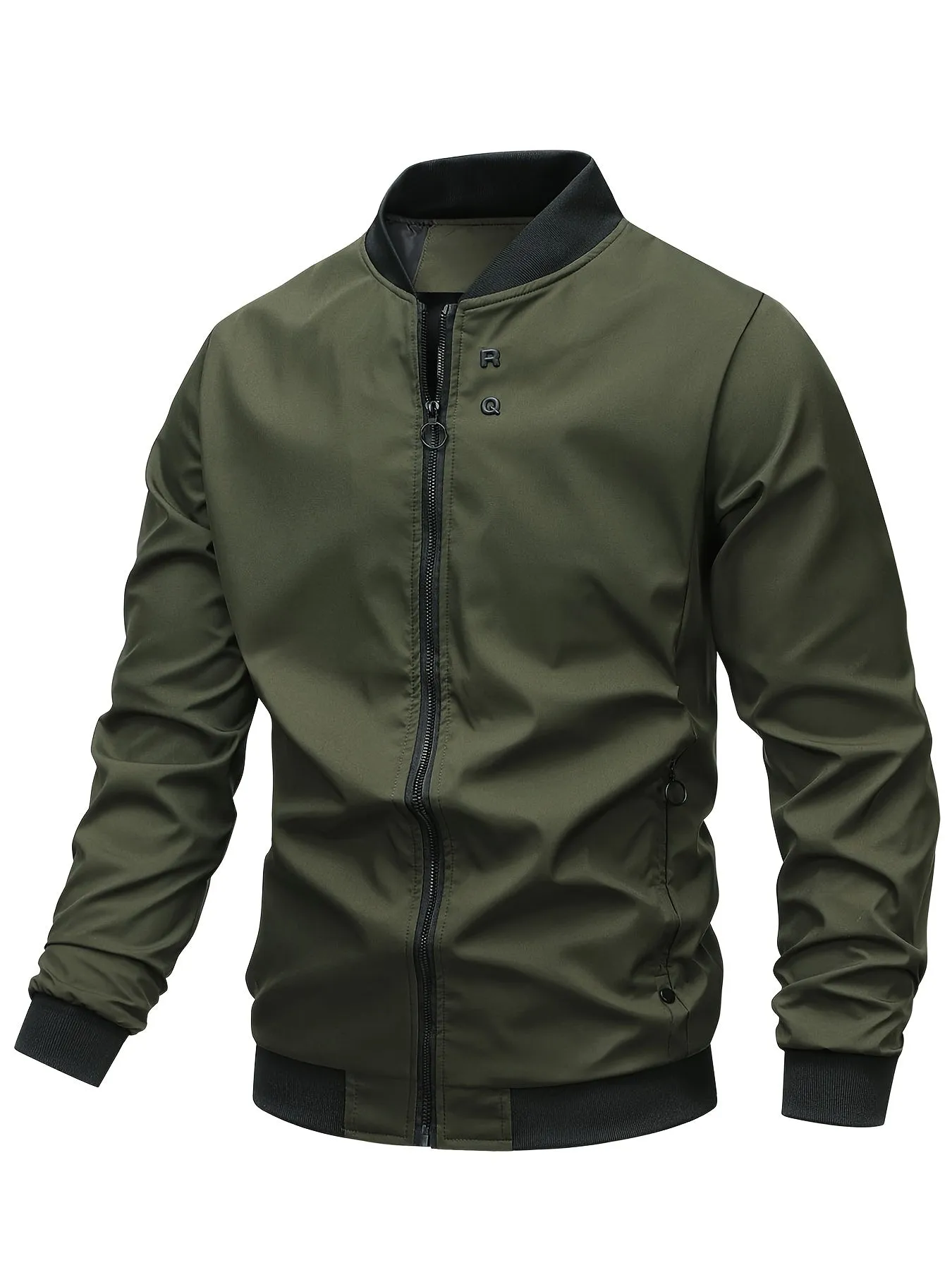 Men's Slim Fit Windproof Bomber Jacket