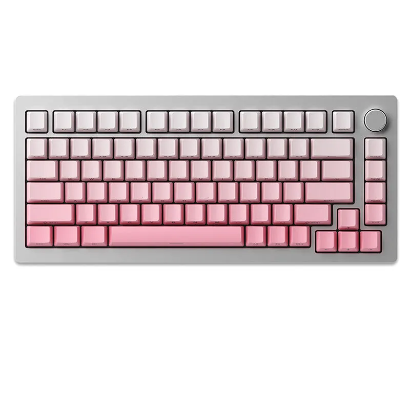 MonsGeek M1W Aluminum Wireless ANSI Mechanical Keyboard Side-Printed Keycaps