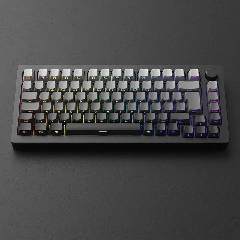 MonsGeek M1W ISO Layout Black Aluminum Wireless Mechanical Keyboard