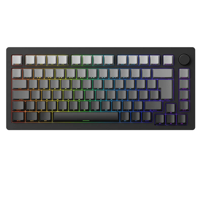 MonsGeek M1W ISO Layout Black Aluminum Wireless Mechanical Keyboard