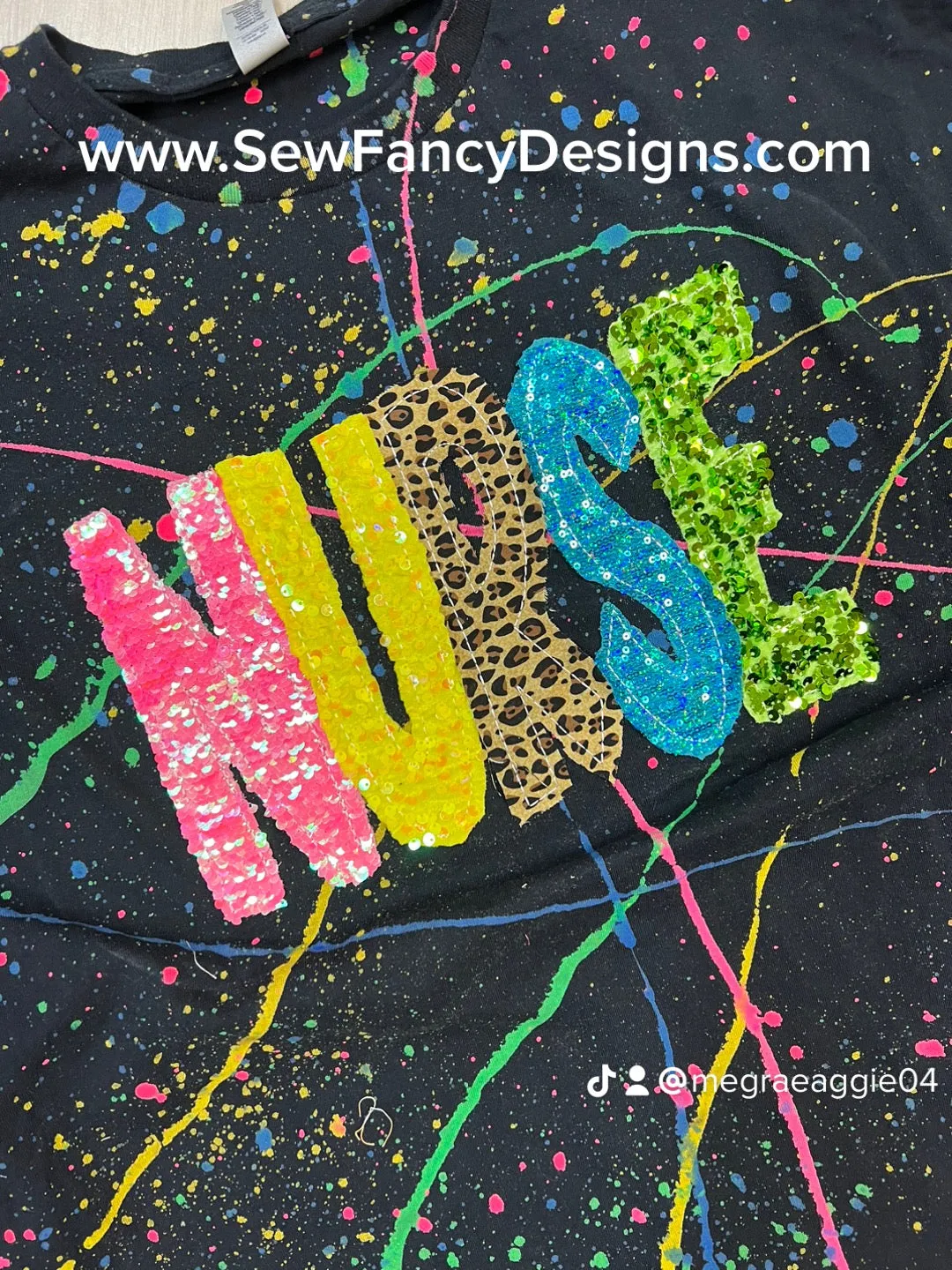 Neon Splatter Spirit Shirt