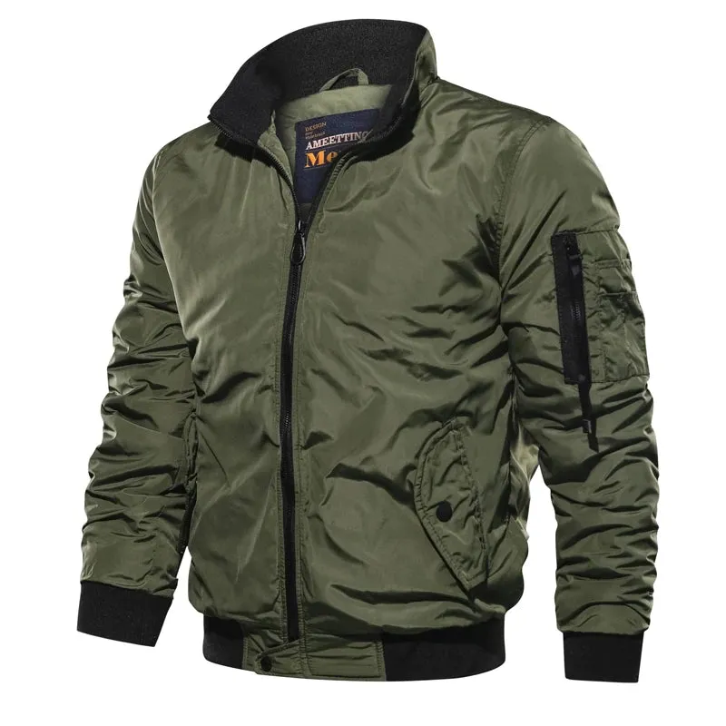 New Men Military Jackes Coat Mens Autumn Winter Bomber Jackets Mens Casual Outdoor Windproof Army Jacket Male 5XL Plus Size