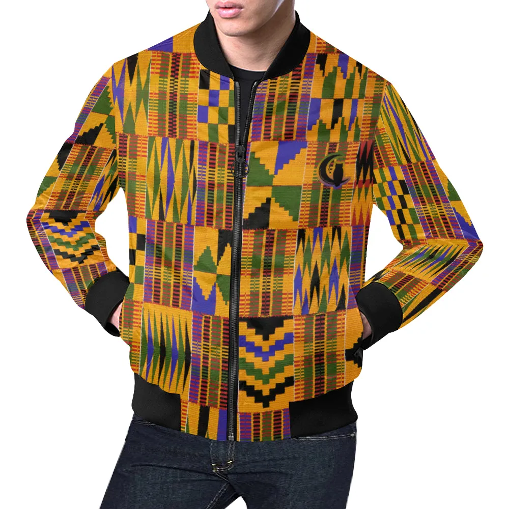 OG LCC KENTE Bomber Jacket for Men