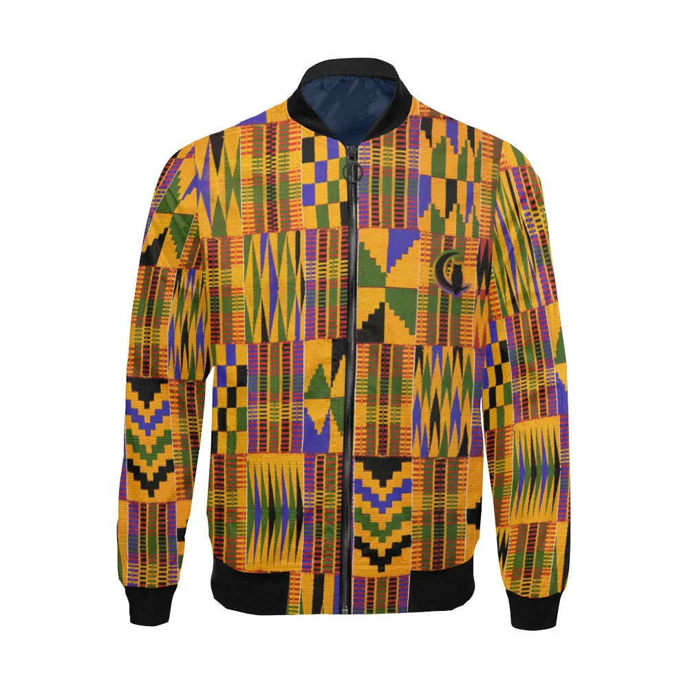 OG LCC KENTE Bomber Jacket for Men