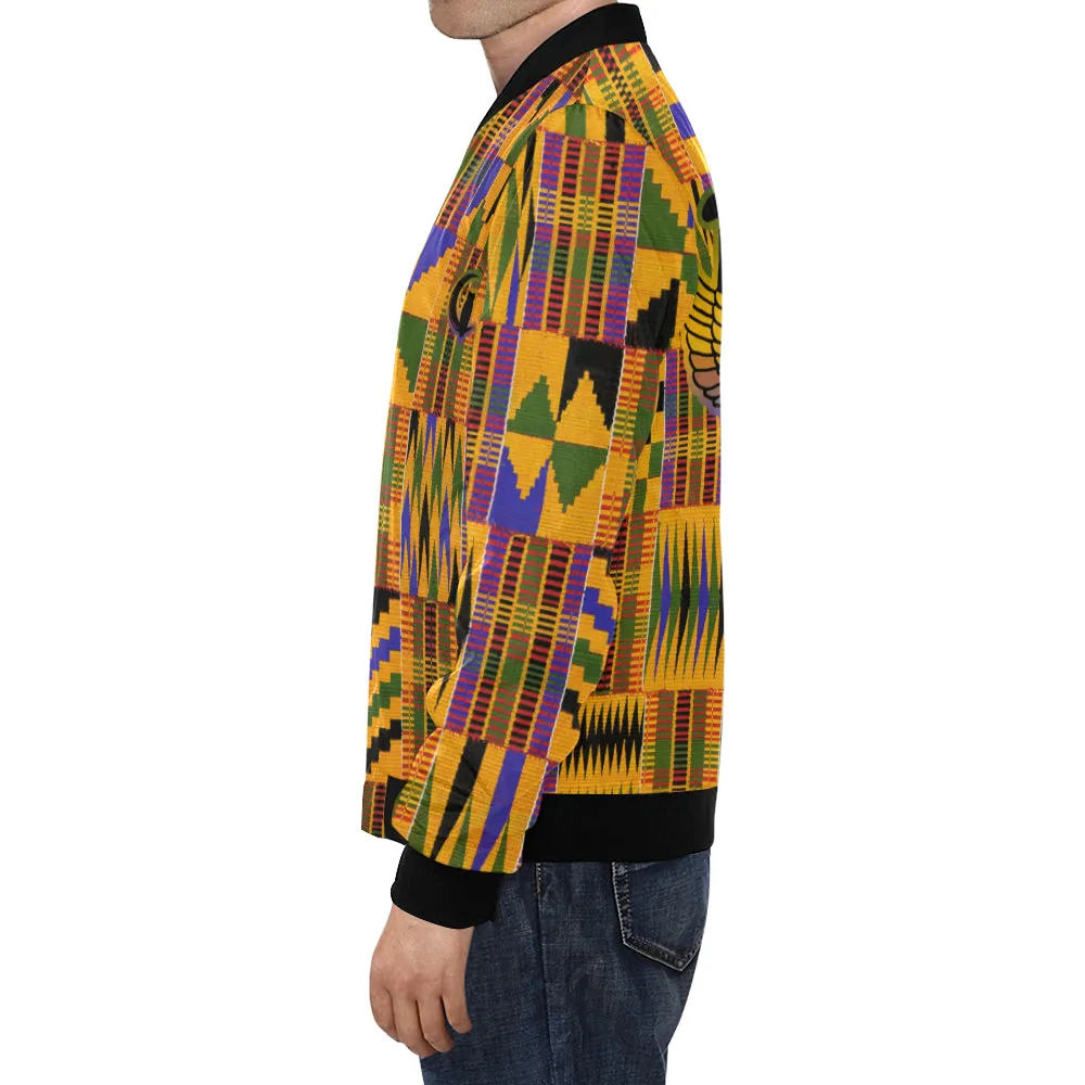 OG LCC KENTE Bomber Jacket for Men