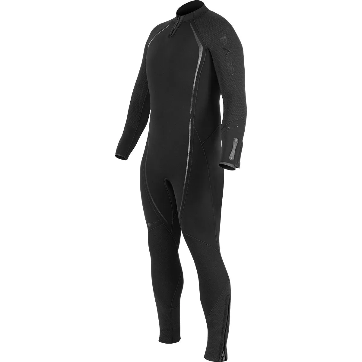 Open Box Bare 3mm Mens Reactive Full Wetsuit-Black-3X-Large