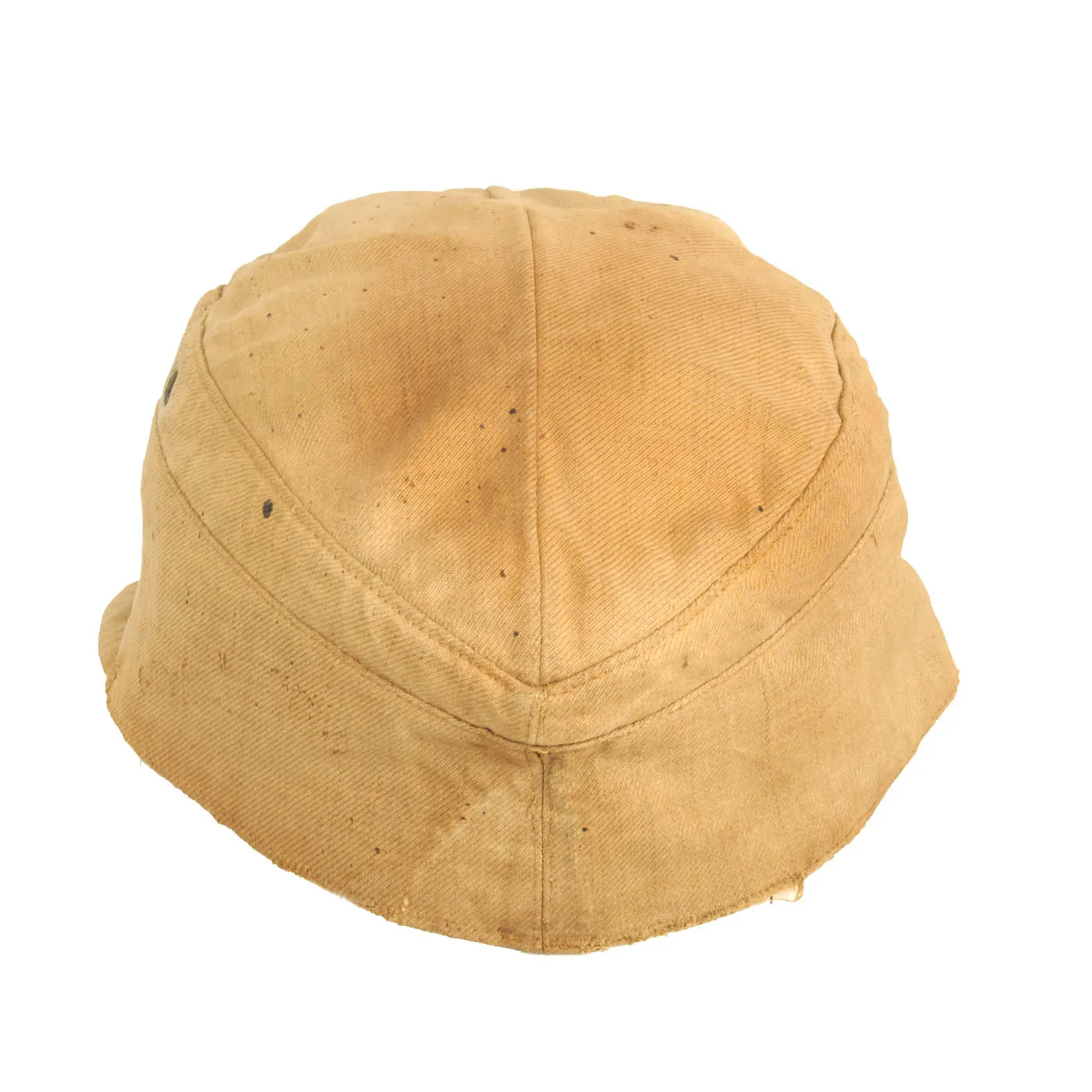 Original German WWII 1941 Dated Service Worn M41 Afrikakorps DAK Tropical Field Cap in 57cm - Tropeneinheitsfeldmütze