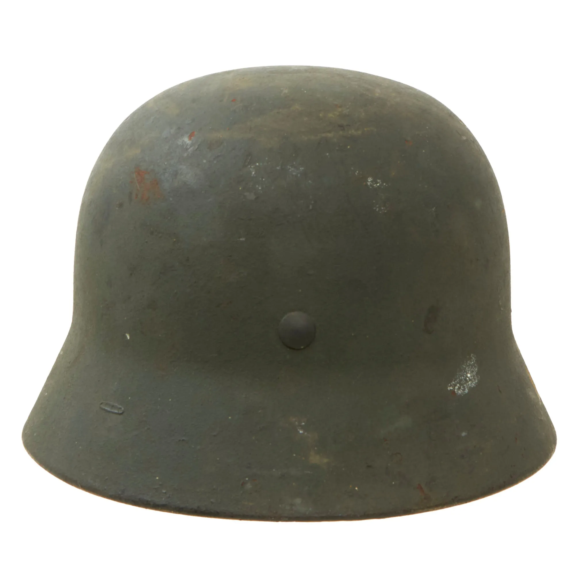 Original German WWII Army Heer M35 Former Double Decal Helmet with 57cm Liner & Chinstrap - Size 64 Shell